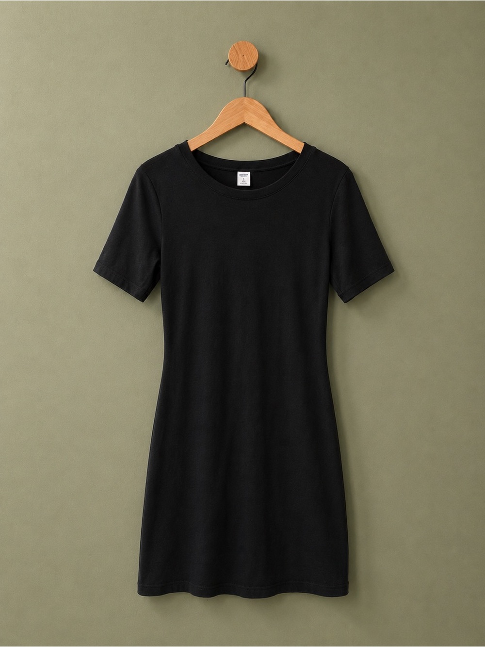 Old Navy Black Crewneck Short Sleeve Women's Dress